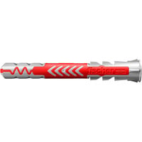 fischer Taco DuoPower 8x65, Pasador gris claro/Rojo