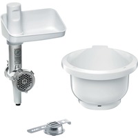 Bosch MUZS2BS accesorio para picadora, Picadora de carne blanco, Plata, Blanco, 1,05 kg