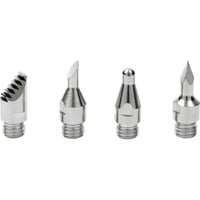 Dremel Juego de accesorios VersaTip para pirograbado (204), Soldador plateado