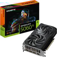 GIGABYTE GeForce RTX 5060 Ti WINDFORCE MAX OC 16G Tarjeta Gráfica – 16 GB GDDR7, 128 bits, PCI-E 5.0, 2587 MHz Frecuencia del núcleo, 3 x DisplayPort, 1 x HDMI, NVIDIA DLSS 4, GV-N506TWF2MAX OC-16GD 128 bits, PCI-E 5.0, 2587 MHz Frecuencia del núcleo, 3 x DisplayPort, 1 x HDMI, NVIDIA DLSS 4, GV-N506TWF2MAX OC-16GD, GeForce RTX 5060 Ti, 16 GB, GDDR7, 128 bit, 7680 x 4320 Pixeles, PCI Express 5.0
