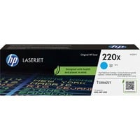 HP Cartucho de tóner Original LaserJet 220X cian 5500 páginas, Cian, 1 pieza(s)