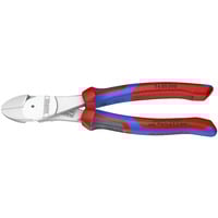 KNIPEX 74 05 200, Alicates de corte rojo/Azul