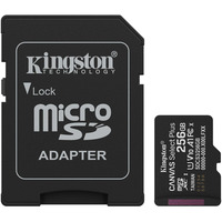 Kingston SDCS3/256GB, Tarjeta de memoria negro