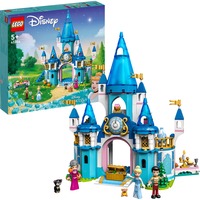 LEGO Disney Princess 43206 Disney Princesas Castillo de Cenicienta y el Príncipe, Mini Muñecas, Juegos de construcción Mini Muñecas, Juego de construcción, 5 año(s), Plástico, 365 pieza(s), 846 g