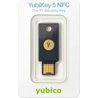 Yubico YubiKey 5 NFC, Llave de seguridad negro/Dorado