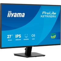 iiyama ProLite X2792QSU-B1 pantalla para PC 68,6 cm (27") 2560 x 1440 Pixeles Quad HD LED Negro, Monitor LED negro (mate), 68,6 cm (27"), 2560 x 1440 Pixeles, Quad HD, LED, 3 ms, Negro