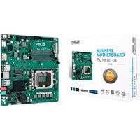 ASUS Pro H610T D4-CSM Intel H610 LGA 1700 Thin Mini ITX, Placa base Intel, LGA 1700, Intel® Celeron®, Intel® Core™ i3, Intel® Core™ i5, Intel® Core™ i7, Intel® Core™ i9, Intel® Pentium®, DDR4-SDRAM, 64 GB, SO-DIMM