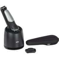 Braun Series 7 71-S7200cc Máquina de afeitar de láminas Recortadora Negro, Plata plateado/Negro, Máquina de afeitar de láminas, Negro, Plata, Botones, Batería, 50 min, 5 min