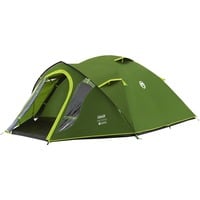 Coleman Tienda cúpula Darwin 4 Plus Blackout, Tienda de campaña verde oscuro/Verde claro