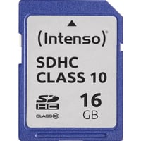 Intenso 3411470 memoria flash 16 GB SDHC Clase 10, Tarjeta de memoria 16 GB, SDHC, Clase 10, 25 MB/s, Resistente a golpes, Resistente a la temperatura, A prueba de rayos X, Negro