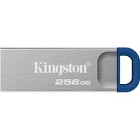 Kingston DataTraveler Kyson 256 GB, Lápiz USB plateado/Azul
