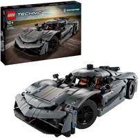 LEGO Technic Hipercoche Koenigsegg Jesko Absolut Gris, Juegos de construcción Juego de construcción, 10 año(s), Plástico, 801 pieza(s), 990 g