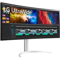 LG 38BQ85C-W pantalla para PC 95,2 cm (37.5") 3840 x 1600 Pixeles Quad HD+ Blanco, Monitor de gaming negro/blanco, 95,2 cm (37.5"), 3840 x 1600 Pixeles, Quad HD+, 5 ms, Blanco