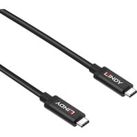 Lindy 43308 cable USB USB 3.2 Gen 2 (3.1 Gen 2) 5 m USB C Negro negro, 5 m, USB C, USB C, USB 3.2 Gen 2 (3.1 Gen 2), 10 Gbit/s, Negro