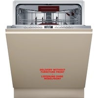 Neff S155ECX15E lavavajillas Completamente integrado 14 cubiertos Completamente integrado, Tamaño completo (60 cm), Acero inoxidable, Botones, 1,75 m, 1,65 m