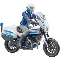 bruder bworld Scrambler Ducati motocicleta de policía, Automóvil de construcción 