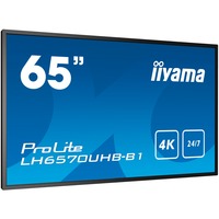 iiyama LH6570UHB-B1, Pantalla de gran formato negro