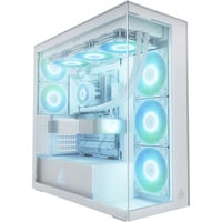 ARCTIC Xtender White (Clear Glass) Midi Tower Blanco, Cajas de torre blanco, Midi Tower, PC, Blanco, EATX, Metal, Vidrio templado, Juego