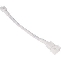 Alphacool Cable de extensión 4 pines a 4 pines, 15 cm, Cable alargador blanco