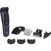 Braun AIO7540 Negro, Azul 14 Ión de litio, Cortador de pelo azul oscuro/Negro, Negro, Azul, 0,5 mm, 2,1 cm, Universal, Batería, 120 min