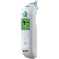Braun ThermoScan 6 Termómetro de contacto Blanco Oído Botones, Termómetro para la fiebre blanco, Termómetro de contacto, Blanco, Oído, Botones, °C, LCD
