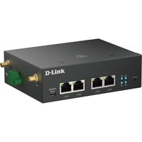 D-Link DWM-314-G router de telefonía/puerta de enlace/módem Módem/router de red móvil Módem/router de red móvil, Negro, 10,100,1000 Mbit/s, OpenVPN WireGuard, Corriente alterna, CC