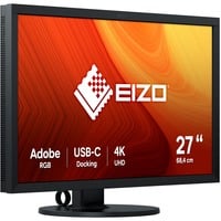 EIZO ColorEdge CS2740 pantalla para PC 68,6 cm (27") 3840 x 2160 Pixeles 4K Ultra HD LCD Negro, Monitor LED negro, 68,6 cm (27"), 3840 x 2160 Pixeles, 4K Ultra HD, LCD, 10 ms, Negro