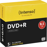 Intenso DVD+R DL 8,5 GB, DVDs vírgenes 