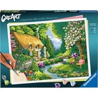 Ravensburger CreArt - Casa de campo junto al río, Pintura 