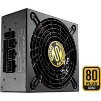 Sharkoon SilentStorm SFX Gold unidad de fuente de alimentación 500 W 20+4 pin ATX Negro, Fuente de alimentación de PC negro, 500 W, 100 - 240 V, 50 - 60 Hz, 7 A, +12V,+3.3V,+5V,+5Vsb,-12V, 105 W