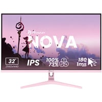 Arozzi AZ-NO-32T2K180, Monitor de gaming rosa neón