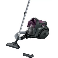 Bosch BGC05AAA1 aspiradora 1,5 L Aspiradora cilíndrica Secar 700 W Sin bolsa, Aspiradora de suelo violeta/Gris, 700 W, Aspiradora cilíndrica, Secar, Sin bolsa, 1,5 L, HEPA
