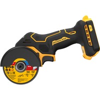 DEWALT Cortadora de materiales múltiples a batería DCS438N, 76mm, 18Volt, Máquina de corte amarillo/Negro