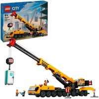 LEGO City Grúa de Obra Móvil Amarilla, Juegos de construcción Juego de construcción, 9 año(s), Plástico, 1116 pieza(s), 2,08 kg