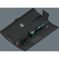 Wera Juego de cambio de ruedas Click-Torque Lock C 3 KFZ 1, 6 piezas, Llave de torsión 