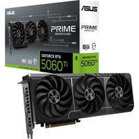 ASUS Prime -RTX5060TI-8G NVIDIA GeForce RTX 5060 Ti 8 GB GDDR7, Tarjeta gráfica GeForce RTX 5060 Ti, 8 GB, GDDR7, 128 bit, 7680 x 4320 Pixeles, PCI Express 5.0