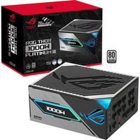 ASUS ROG Thor Platinum III (ROG Equalizer), Fuente de alimentación de PC negro, 1000 W, 100 - 240 V, Activo, 125 W, 1000 W, 125 W
