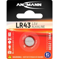 Ansmann Alkaline Battery LR 43 Batería de un solo uso Alcalino Batería de un solo uso, Alcalino, 1,5 V, 1 pieza(s), LR 43
