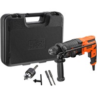 BLACK+DECKER BEHS01K-QS, Martillo perforador negro/Naranja