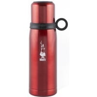 Bialetti DCXIN00001 taza de viaje 460 ml Rojo Porcelana, Botella thermo rojo, Rojo, Acero inoxidable, Porcelana, Acero inoxidable, 12 h, 24 h