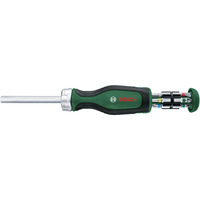 Bosch Destornillador de carraca con juego de puntas, 13 piezas, Conjuntos de bits verde/Negro