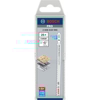 Bosch Hoja de sierra de calar PRO Multi Material grueso y delgado T345XF, 132mm negro