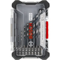 Bosch Juego de brocas helicoidales PRO Metal HSS-G Impact, 8 piezas, Conjuntos de brocas 