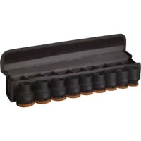 Bosch Juego de dados de impacto PRO 3/4", 9 piezas, Llave de tubo negro