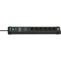 Brennenstuhl Regleta Premium-Line de 6 tomas negro