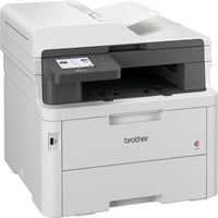 Brother MFC-L3760CDW impresora multifunción LED A4 600 x 2400 DPI 26 ppm Wifi, Impresora multifuncional gris claro, LED, Impresión a color, 600 x 2400 DPI, Copia a color, A4, Negro, Blanco