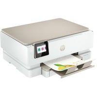 HP ENVY Inspire 7221e Inalámbrico All-in-One Color Impresora, Instant Ink; Impresión de fotografías, Impresora multifuncional gris claro/Celeste, Instant Ink; Impresión de fotografías, Inyección de tinta térmica, Impresión a color, 4800 x 1200 DPI, A4, Impresión directa, Blanco
