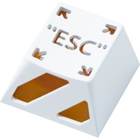 Keychron AT-7, Cubierta de teclado blanco/Naranja