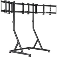 Thermaltake Soporte triple para monitores negro, para cockpit de simulador de carreras GR500, Soporte de monitor negro