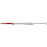 fischer Taco de vástago largo DuoXpand 10x160 T, Pasador gris claro/Rojo